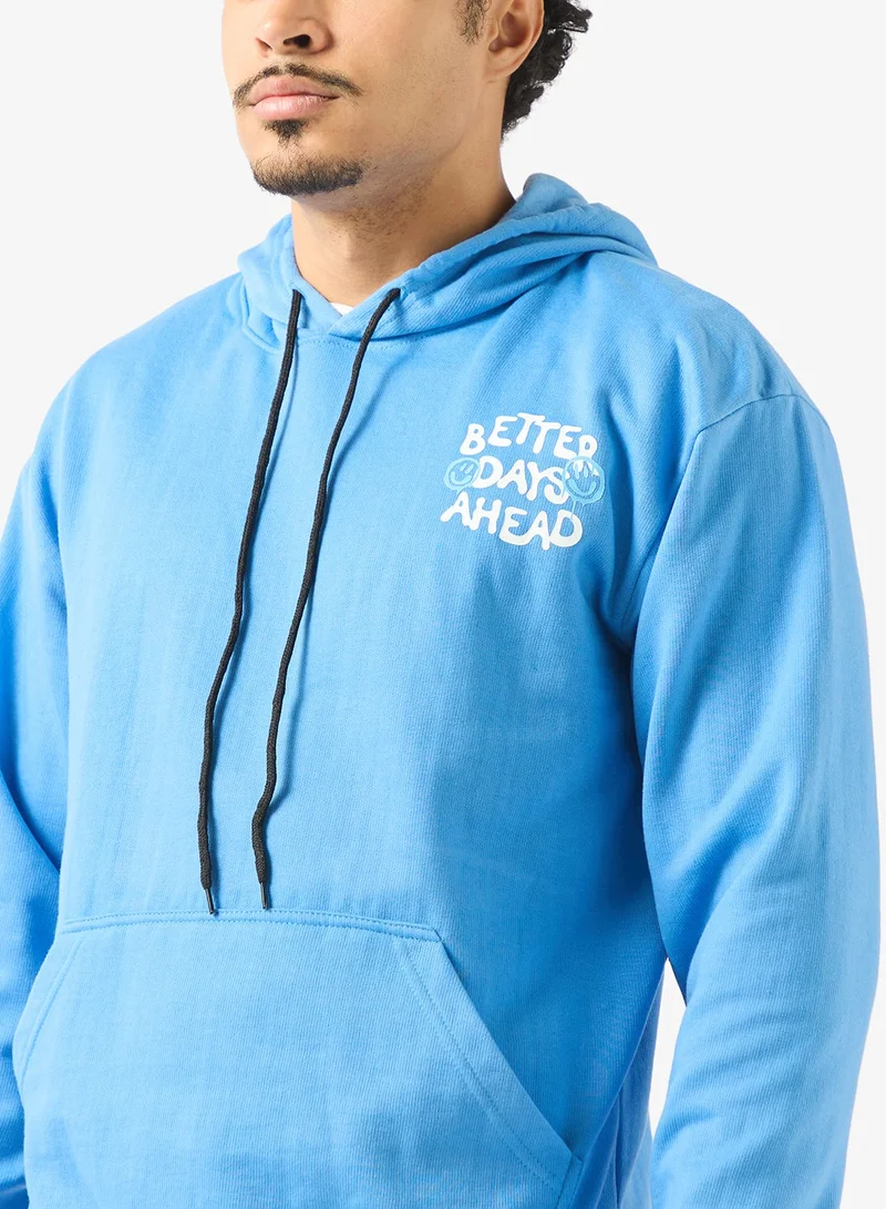 Seventy Five  Graphic Print Hoodie for Men | Best Price UAE