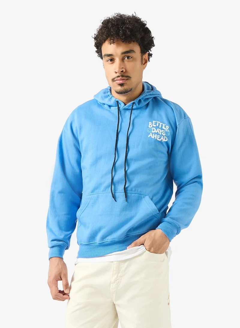 Seventy Five Graphic Print Hoodie