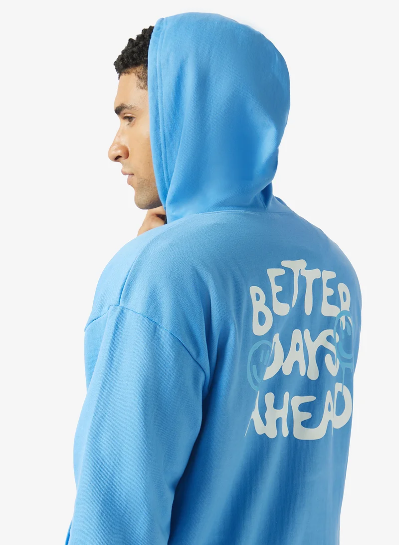 Seventy Five  Graphic Pullover Hoodie for Men | Best Price UAE