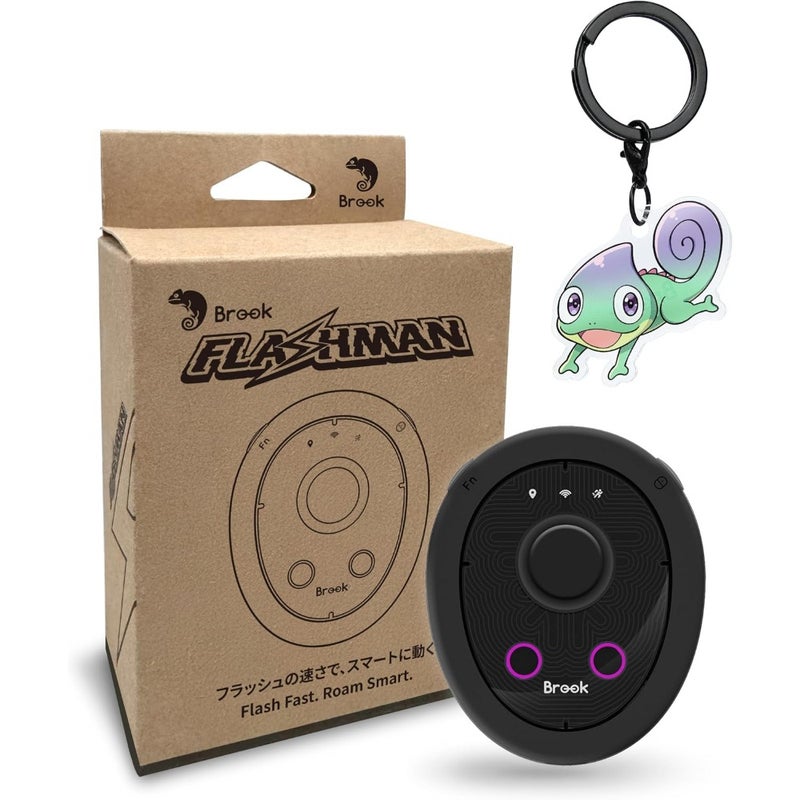 Flashman Virtual GPS Joystick with Keychain for iPhone iOS 17+,Bluetooth Location Controller with Teleport, Smart Roaming, Route Cruise, Coordinate Sharing, No JailbreakExclusive Version - Image 1