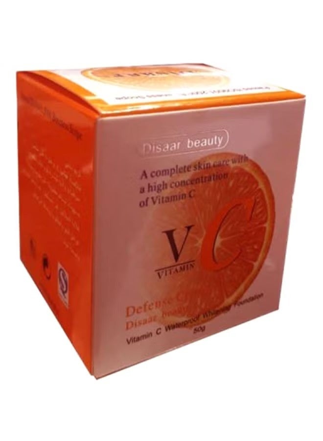 ديسار كريم أساس غني بفيتامين C ومضاد للماء لتفتيح البشرة برتقالي - Image 3