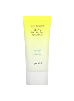 Goodal Green Tangerine Vita-C Dark Care, Spot Tone Up Cream, SPF 50+ PA++++, 1.69 fl oz (50 ml) 