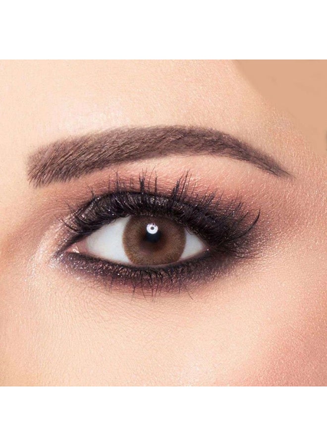 Unisex Burned Cinnamon 2P Contact Lenses