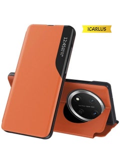 Orange/Leather