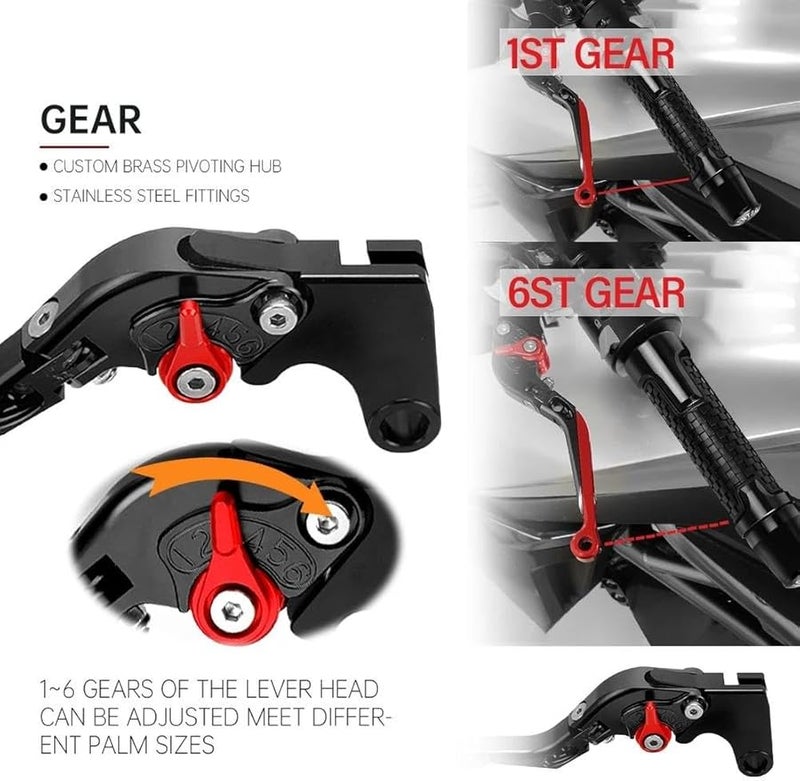 Motorcycle Brake Clutch Levers For Yamaha NMAX 155 125 2015 2024 Size R - Image 4