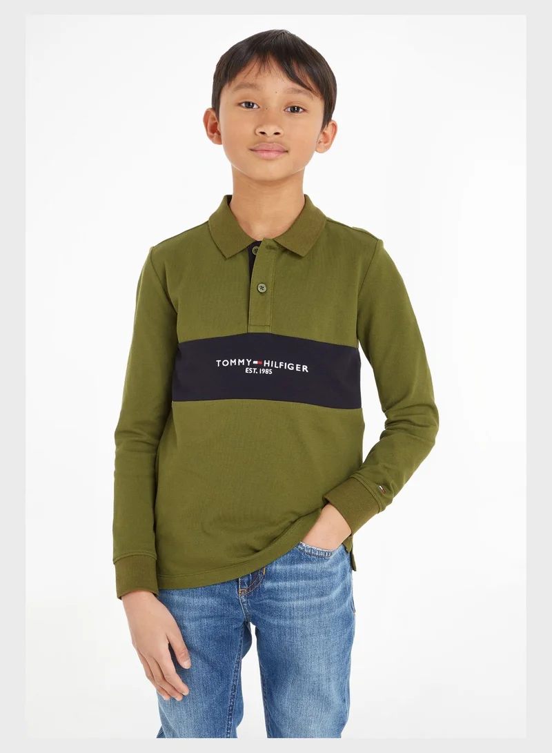 TOMMY HILFIGER Kids Colorblock Polo