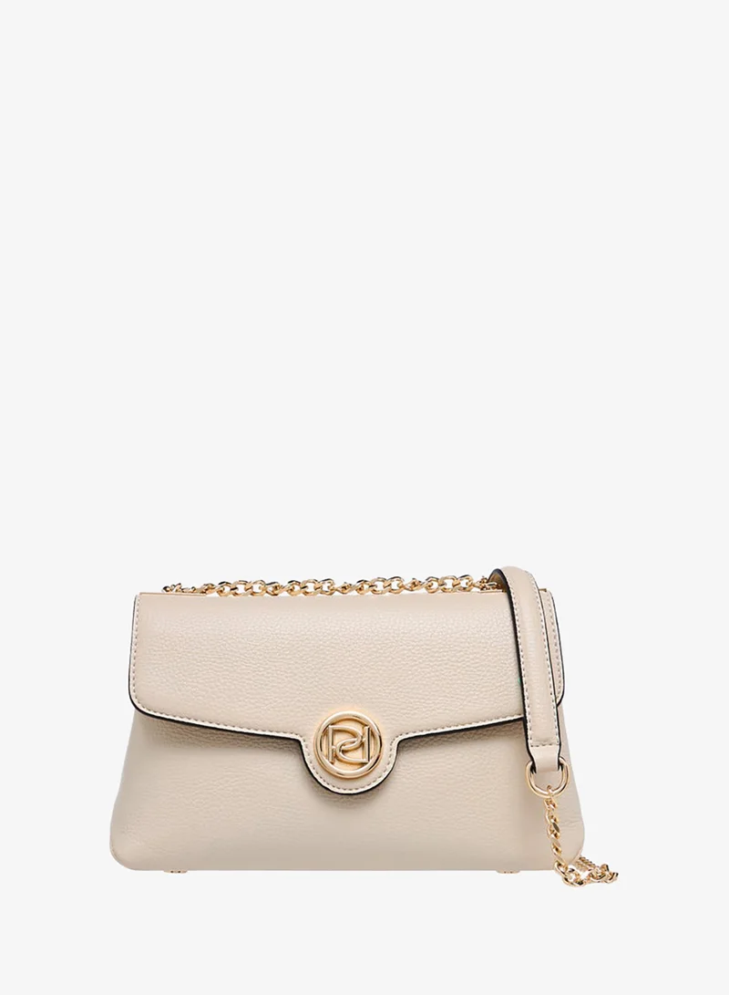 Paprika Textured Crossbody Bag with Chain Strap