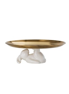 Excefore Ceramic Rabbit Plate, Bunny Cake Stand, Ceramic Dish Cupcake Stand Decorative Dinner Plates  - Image 1