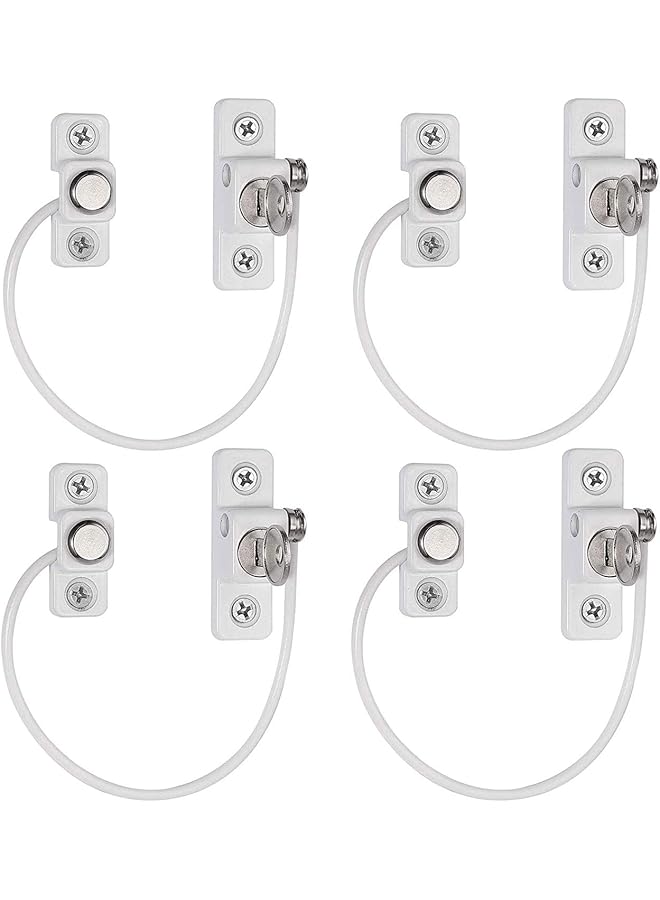 The Bros 4 Pack Window Guard Door Window Lock Sliding Door Locks for Baby Safety Sliding Door Locks Childproof Locks - Image 1