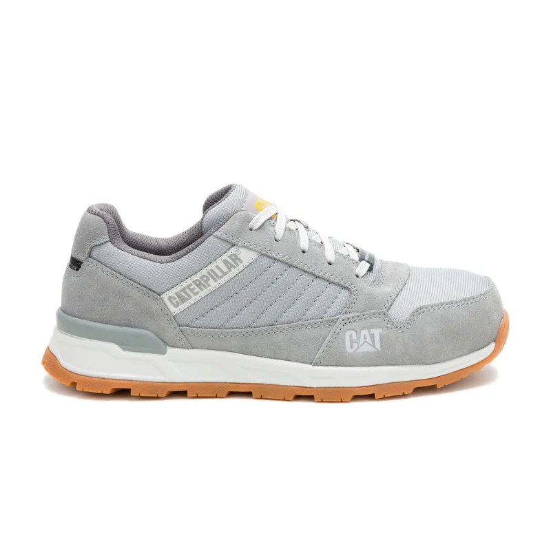كاتربلر CAT Venward CT Women’s Composite Toe Work Shoe – Slip‑Resistant, Lightweight, EH Rated – Griffin Grey
