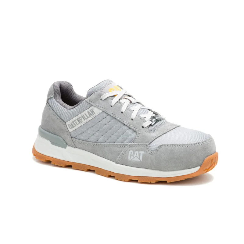 كاتربلر CAT Venward CT Women’s Composite Toe Work Shoe – Slip‑Resistant, Lightweight, EH Rated – Griffin Grey