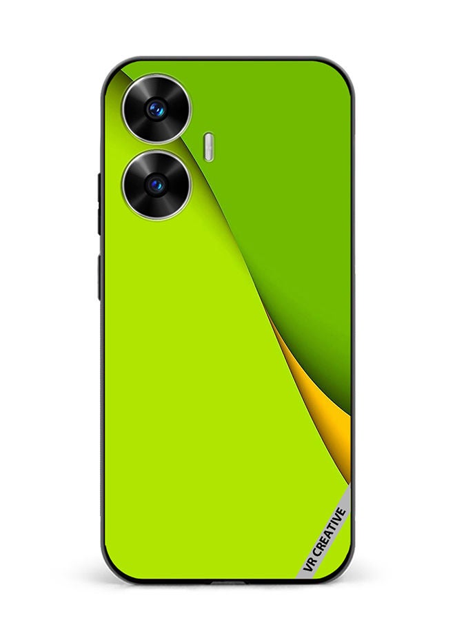 VR CREATIVE Protective Case Cover For Realme C55 Layers Design Multicolour - Image 1