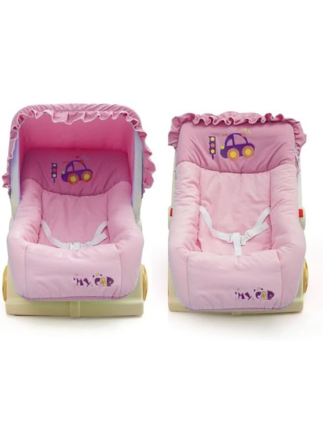 Mamalove Mamalove 2-in-1 Baby Carry Cot & Swing with Storage Box – Portable Infant Bed & Rocker MP01D | Newborn Essential UAE  - Image 4