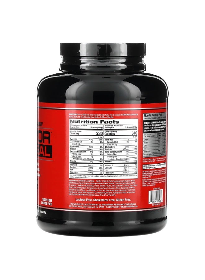 MuscleMeds, Carnivor Lean Meal, Chocolate Fudge, 4.18 lbs (1,898 g) - Image 2