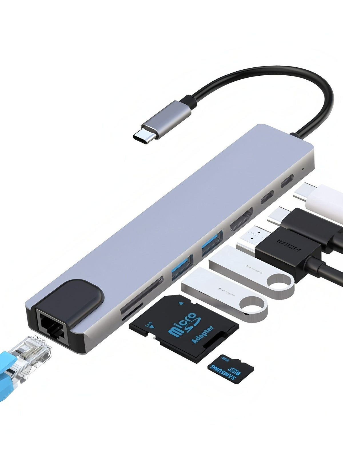 flyview Flyview Usb C Hub 8 In 1 70 g Z0A6C6C56DE169BB34925Z