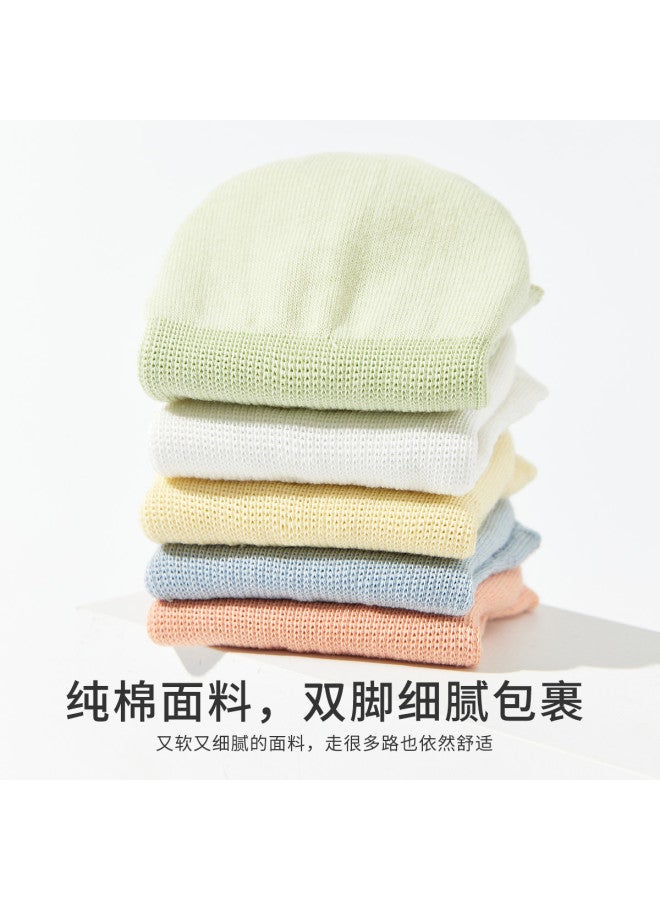Fenton 8 Pairs Non-slip Boat Socks 100% Cotton Odor-resistant Summer Thin Invisible Socks For Women - Image 3