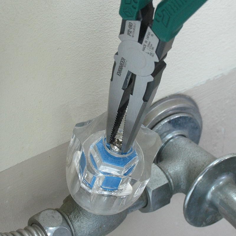 Engineer كماشة إزالة البراغي ENGINEER PZ-60، 193 مم كماشة أنف طويلة مع فكوك مسننة لاستخراج البراغي - Image 3