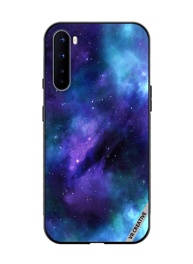 VR CREATIVE Protective Case Cover For OnePlus Nord Galaxy Colorful Clouds Design Multicolour - Image 1