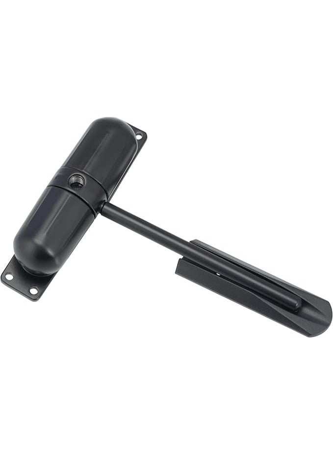 ستيرلنج ستيرلينغ 271 DCBK، مُغلِّف أبواب مُحمَّل بنابض، مُثبَّت على السطح - مُقاوم للحريق لمدة نصف ساعة، متين، مع إمكانية تعديل التحكم في الباب للاستخدام السكني والتجاري - متوفر باللون الأسود والأبيض والنحاس المصقول والكروم المصقول والكروم الساتان - Image 1