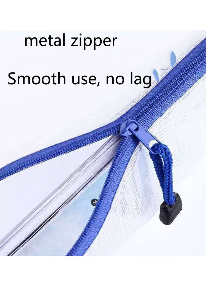 Generic 24pcs Mesh Zipper Bags, A4 Zipper Bags for Organized Storage, Waterproof Zipper Bags, Letter Size, Document Bags for School, Toys, Puzzles, Board Games and Office Supplies - Image 4