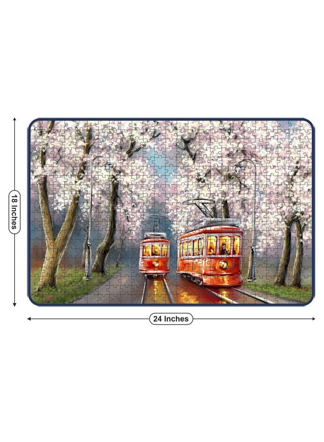 Webby The Tram Painting Jigsaw Puzzle, 500 Pieces - Image 5