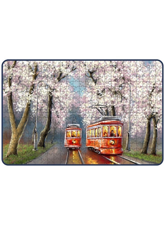 Webby The Tram Painting Jigsaw Puzzle, 500 Pieces - Image 2