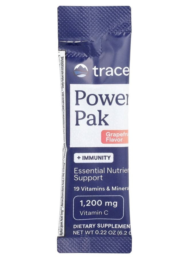 TRACE PowerPak + Immunity Grapefruit 30 Stick Packs 0.22 oz (6.2 g) Each - Image 2