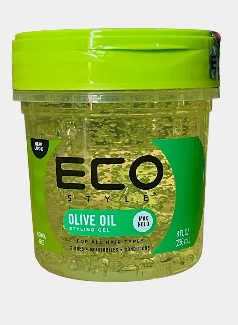 ECO Professional Olive Oil Styling Gel 236ml - Image 1