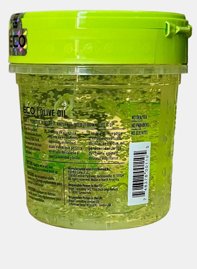 ECO Professional Olive Oil Styling Gel 236ml - Image 2