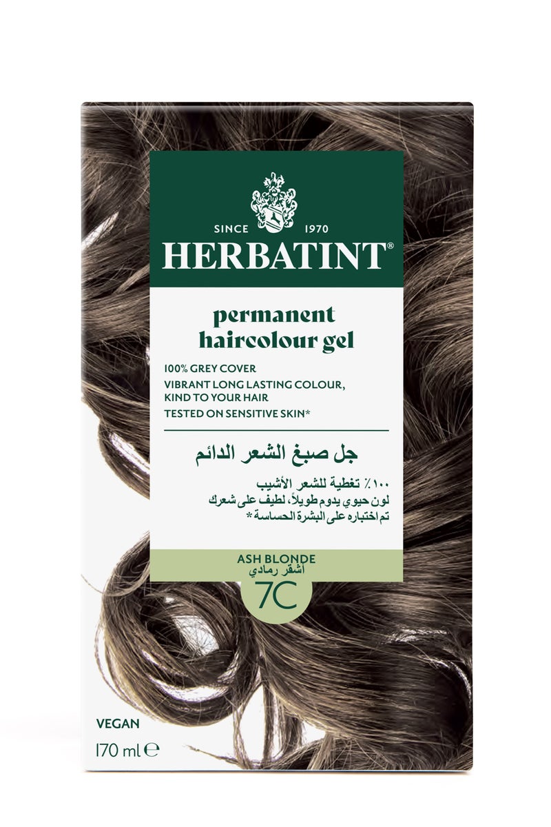 Herbatint Hair Color 7C Ash Blonde - Image 1