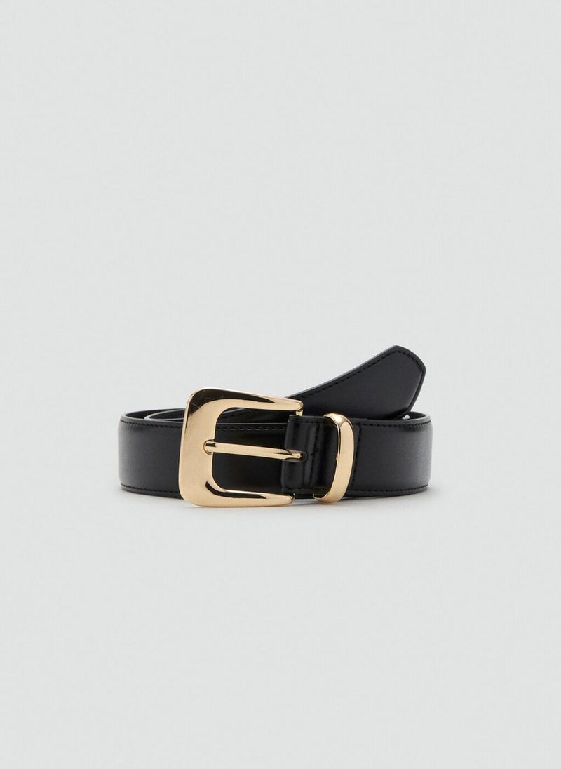 MANGO Metal buckle belt - Image 1
