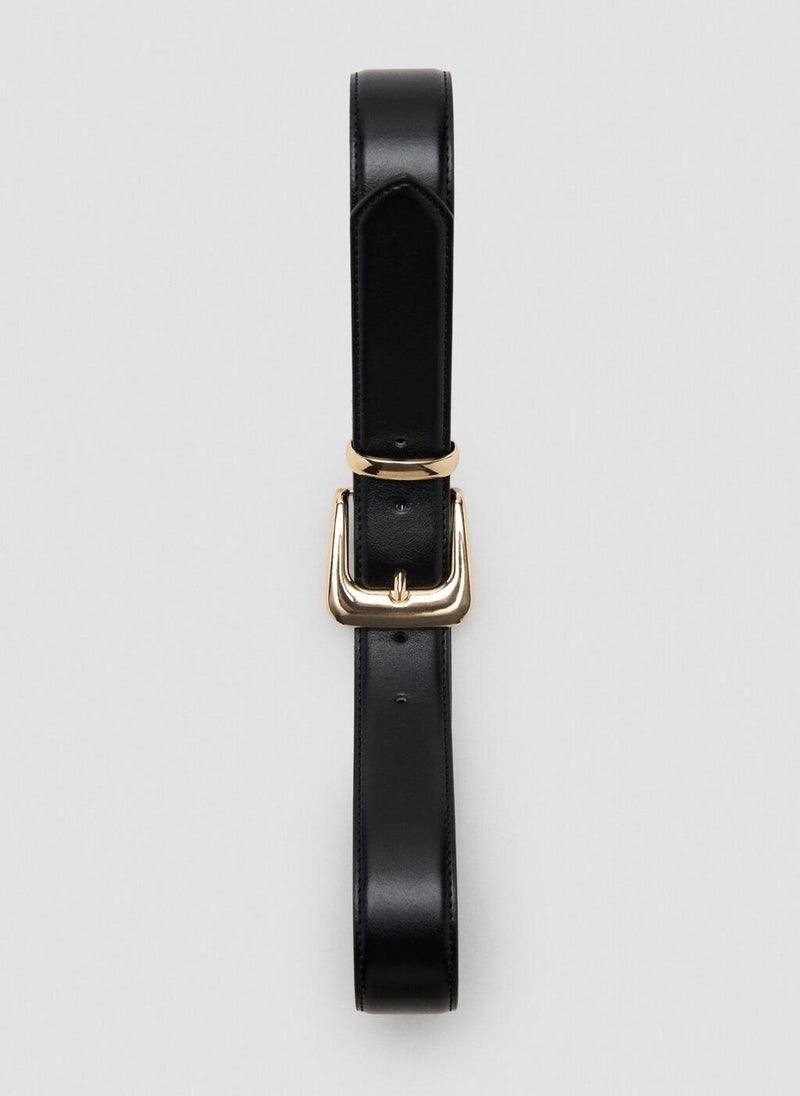 MANGO Metal buckle belt - Image 4