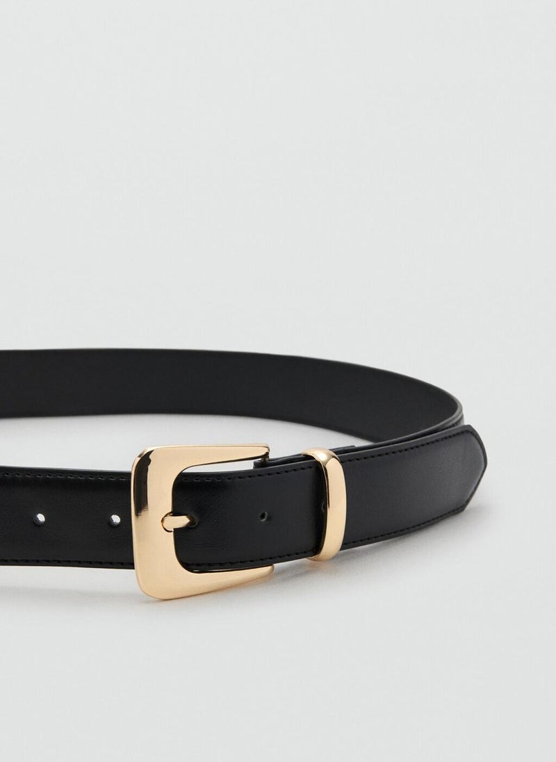 MANGO Metal buckle belt - Image 3