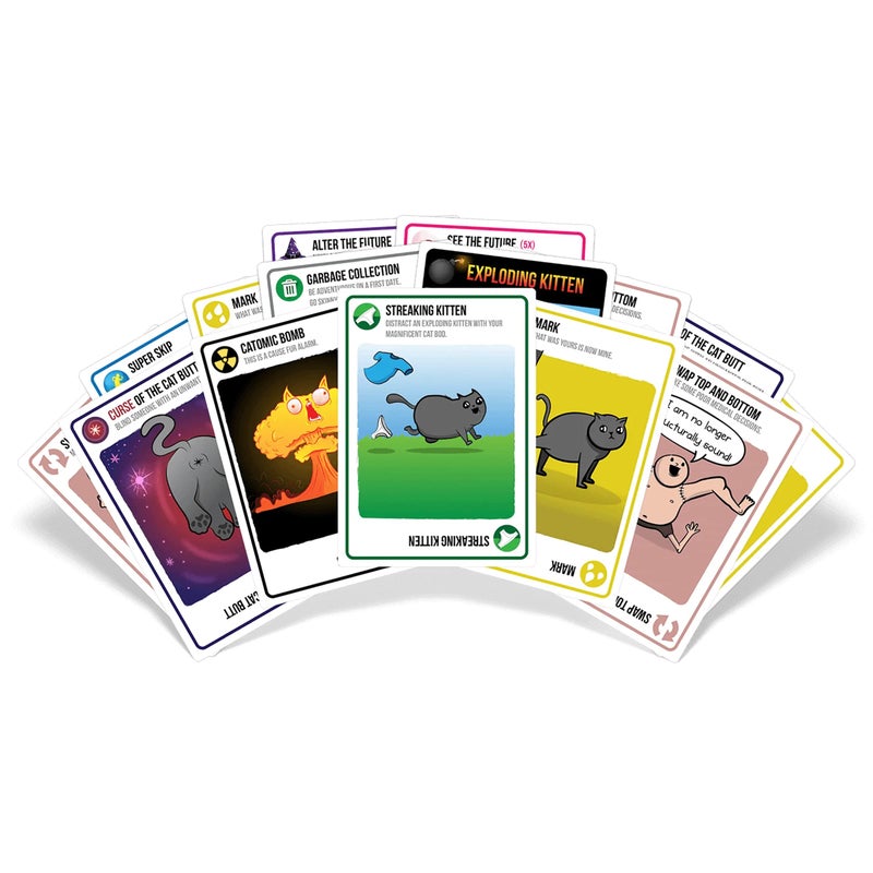 Exploding Kittens Streaking Kittens Expansion Set - A Russian Roulette Card Game for Adults, Teens & Kids, Easy Family-Friendly Party Games - 15 Card Add-on - Image 4