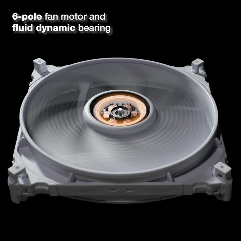 be quiet! Silent Wings 4 140mm PWM High-Speed White Fan - Image 3