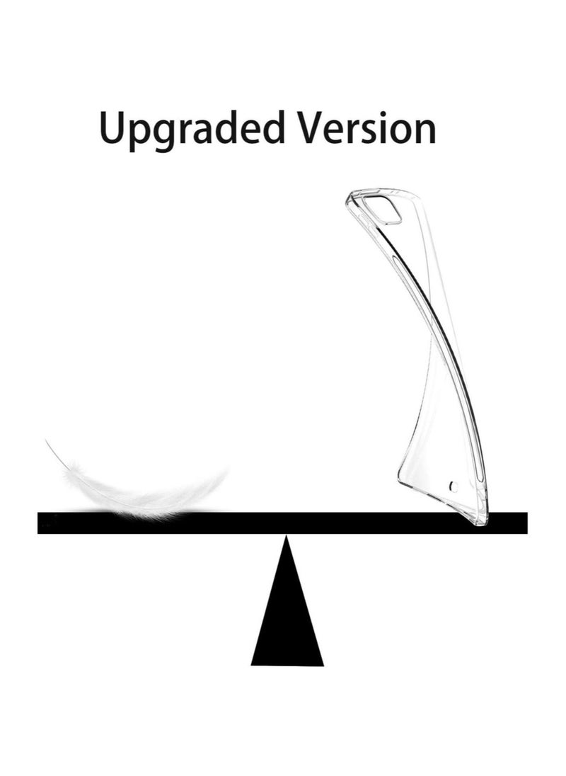 vesus Clear Case for iPad Pro 12.9 2022 2021 2020 6th 5th 4th Generation , Support Apple Pencil 2nd Gen Charging, Soft Slim Lightweight TPU Cover for iPad Pro 12.9 inch - Image 3