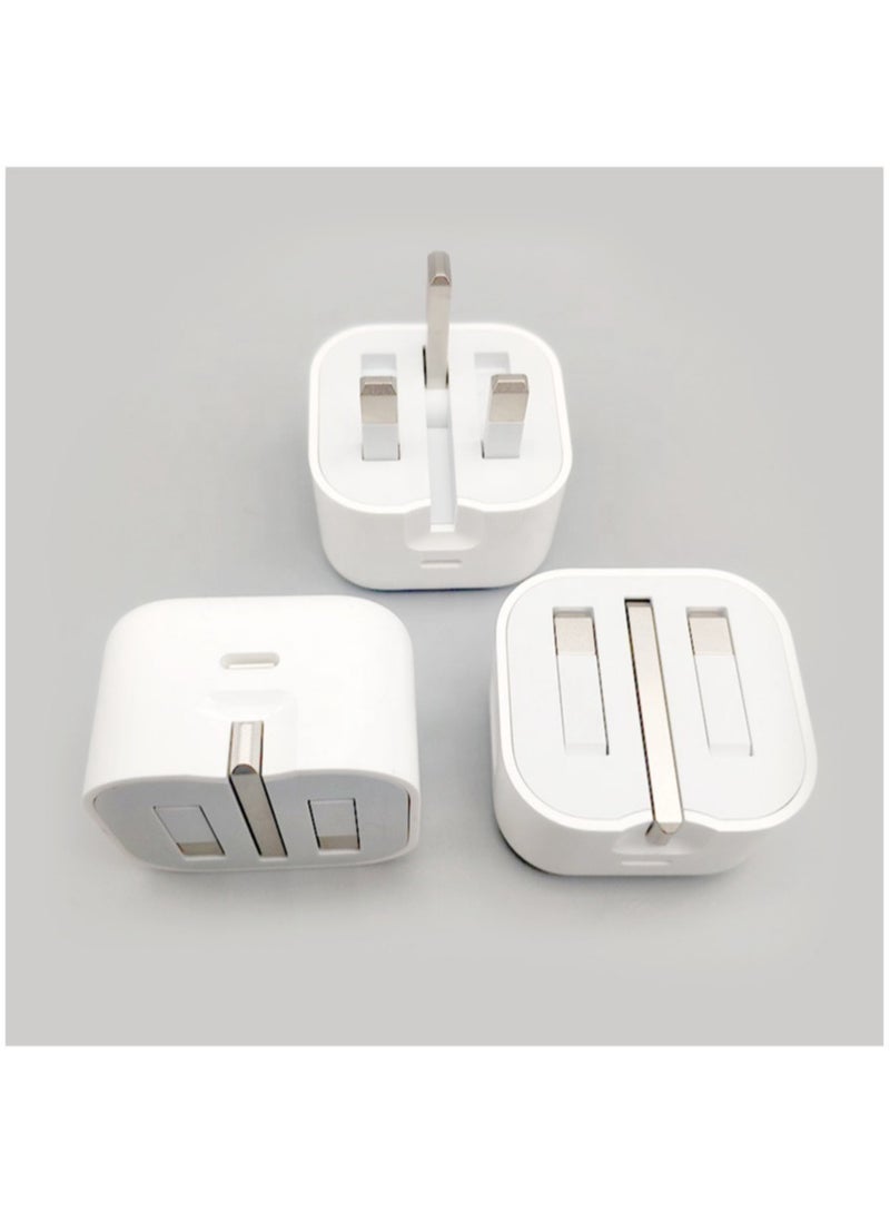 ELTRAZONE 18W PD Power Adapter Wall With Type-C Port UK Plug For All Smart Phones - Image 3