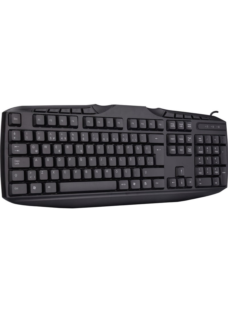 Everest Kb-250U Black Usb Multi Media Q Keyboard  - Image 2