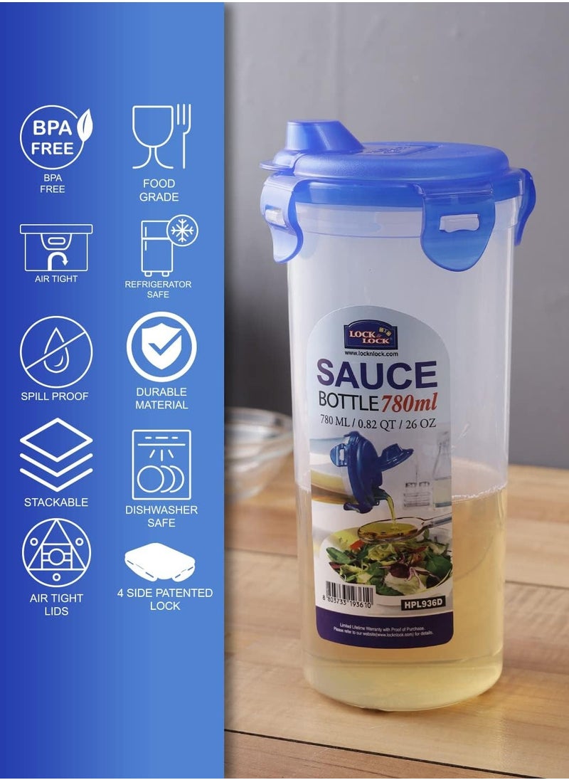 LOCK & LOCK LocknLock 780ml Sauce Bottle – Durable, BPA-Free Condiment Container, Dishwasher Safe  - Image 4