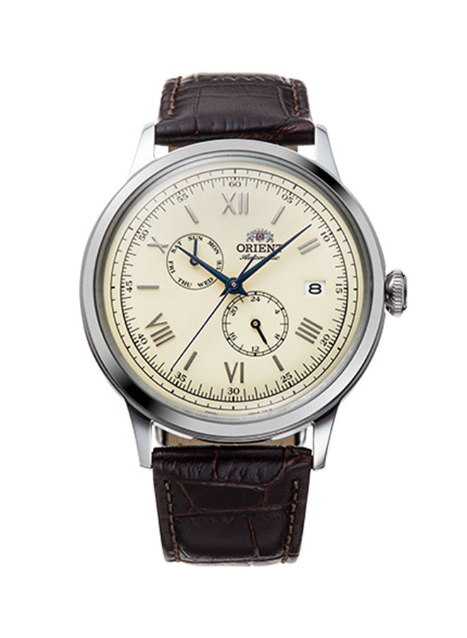 Mechanical Classic Men's Watch RA-AK0702Y, Ivory Dial, 40.5mm, 30M WR