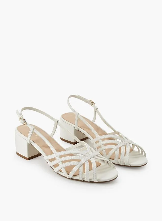 Celeste Women Block Heel Backstrap Sandals