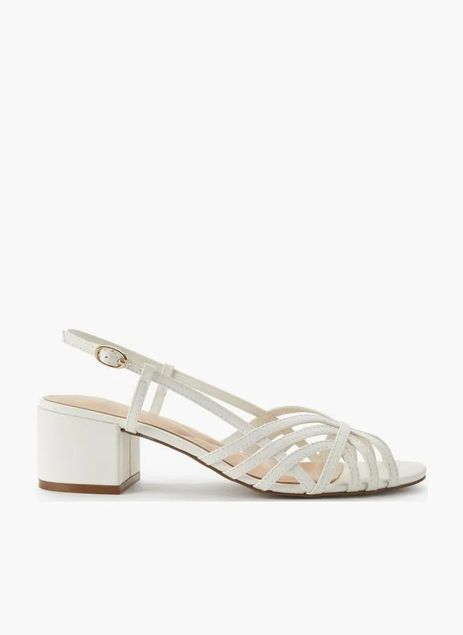 Celeste Women Block Heel Backstrap Sandals