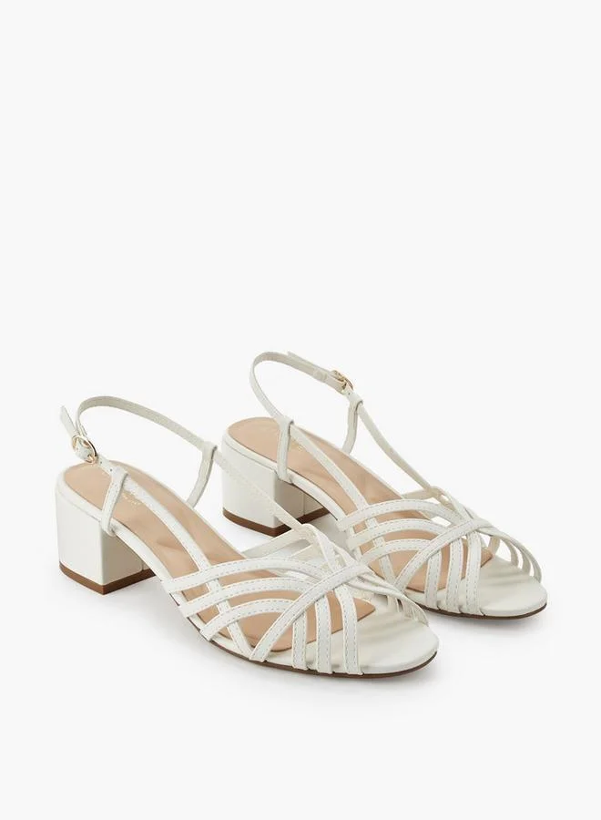 Celeste Women Block Heel Backstrap Sandals