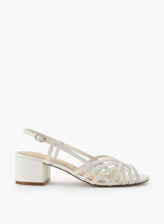 Celeste Women Block Heel Backstrap Sandals - Image 3