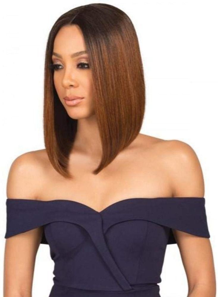 Estelle Fashion Short Heat Resistance Fiber Wig Brown Blonde Style No 6 - Image 3