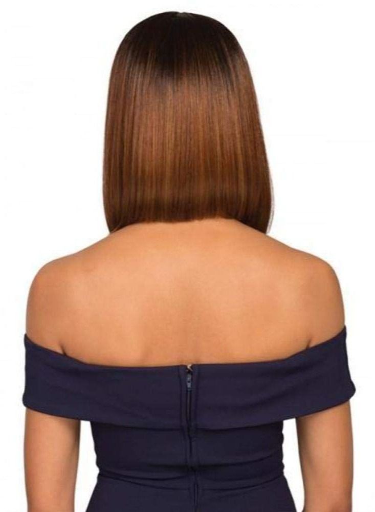 Estelle Fashion Short Heat Resistance Fiber Wig Brown Blonde Style No 6 - Image 2