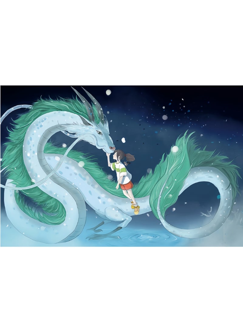 لعبة تركيب صور مكونة من 1000 قطعة للكبار والصغار - لعبة تعليمية وزخرفية ملونة، لعبة كبيرة للترفيه العائلي وفن الحائط - Image 1