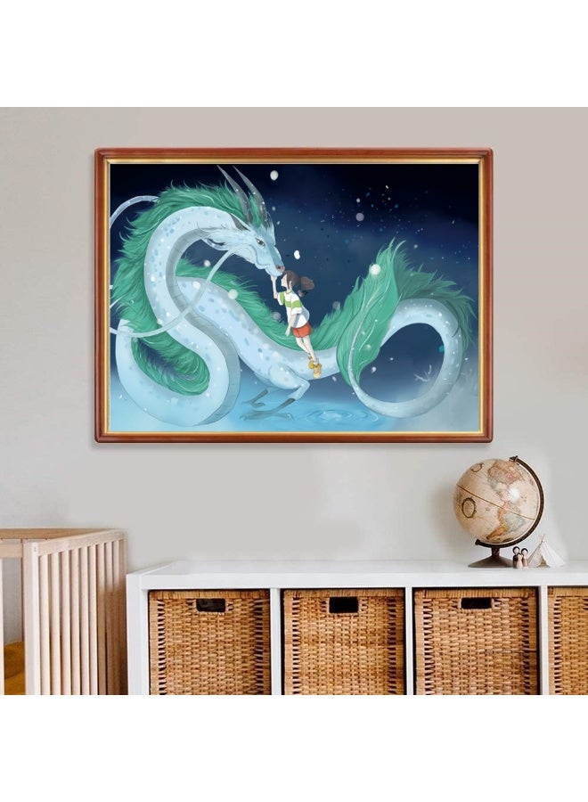 لعبة تركيب صور مكونة من 1000 قطعة للكبار والصغار - لعبة تعليمية وزخرفية ملونة، لعبة كبيرة للترفيه العائلي وفن الحائط - Image 4