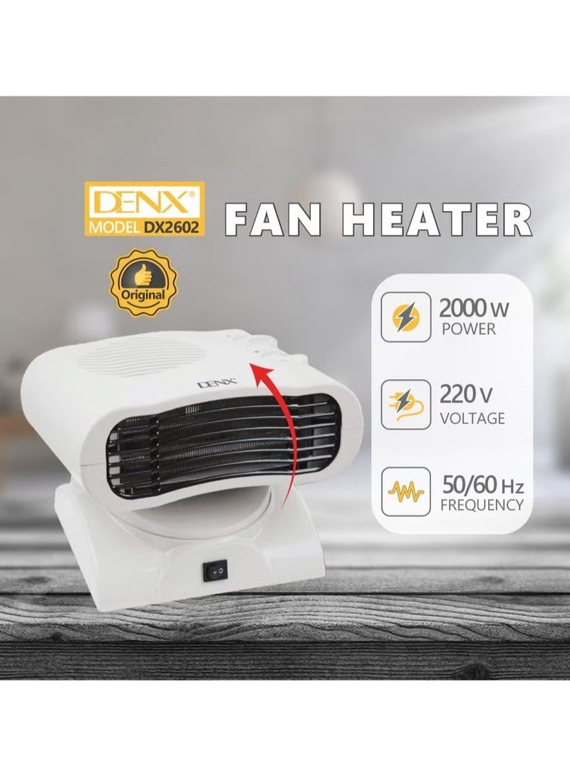 Denx Fan Heater, 2000W - Image 3