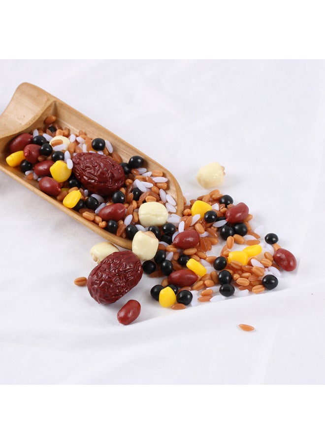 Simulation Cereal Model Simulation Nuts Corn Red Bean Peanut Rice Raisin Lotus Seed Decorative Props-Color:Red Dates And Lotus Seed Porridge-Specifications:The Unit Is Catty, Buy How Many Quantity Is How Many Catties  - Image 1